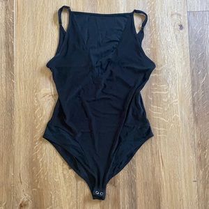 High neck bodysuit